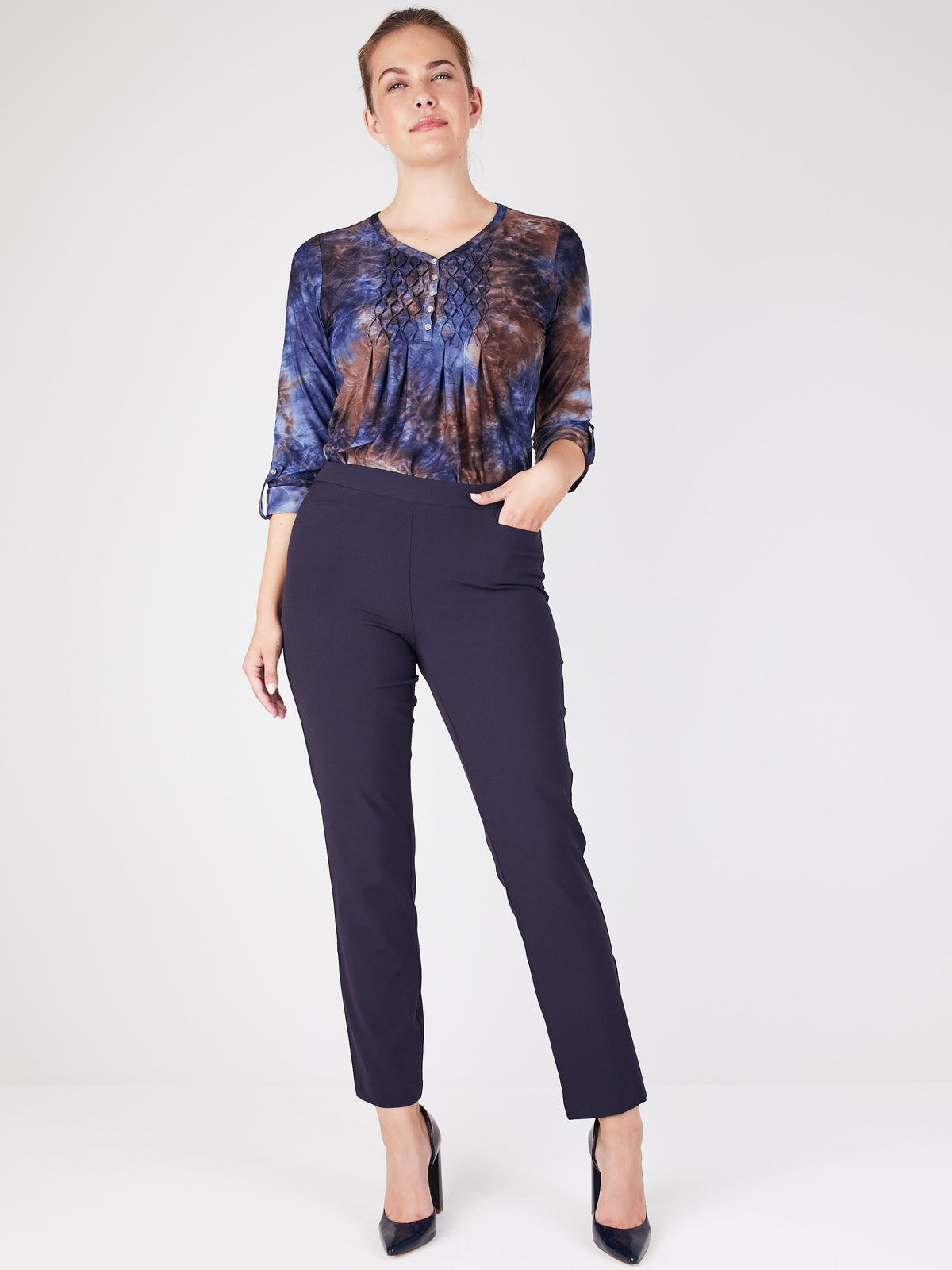 Dressbarn Best Seller | Roz & Ali™ Secret Agent Tummy Control Taper Pants - Petite