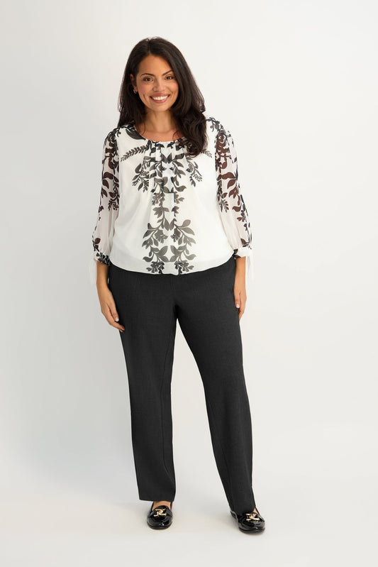 Dressbarn Premium | Roz & Ali™ Secret Agent Pull On Tummy Control Pants Straight Leg - Plus