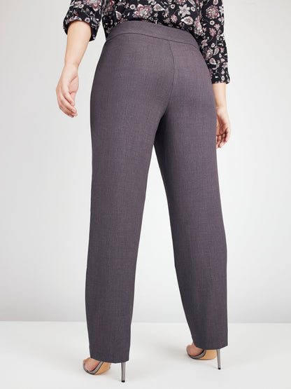 Dressbarn Premium | Roz & Ali™ Secret Agent Pull On Tummy Control Pants Straight Leg - Plus