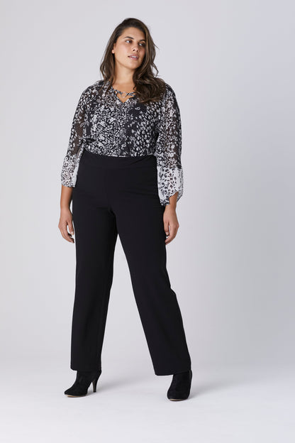Dressbarn New | Roz & Ali™ Secret Agent Tummy Control Classic Pants - Plus - Short Length