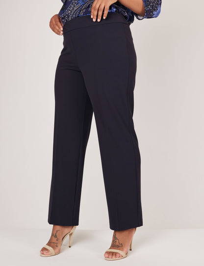 Dressbarn New | Roz & Ali™ Secret Agent Tummy Control Classic Pants - Plus - Short Length