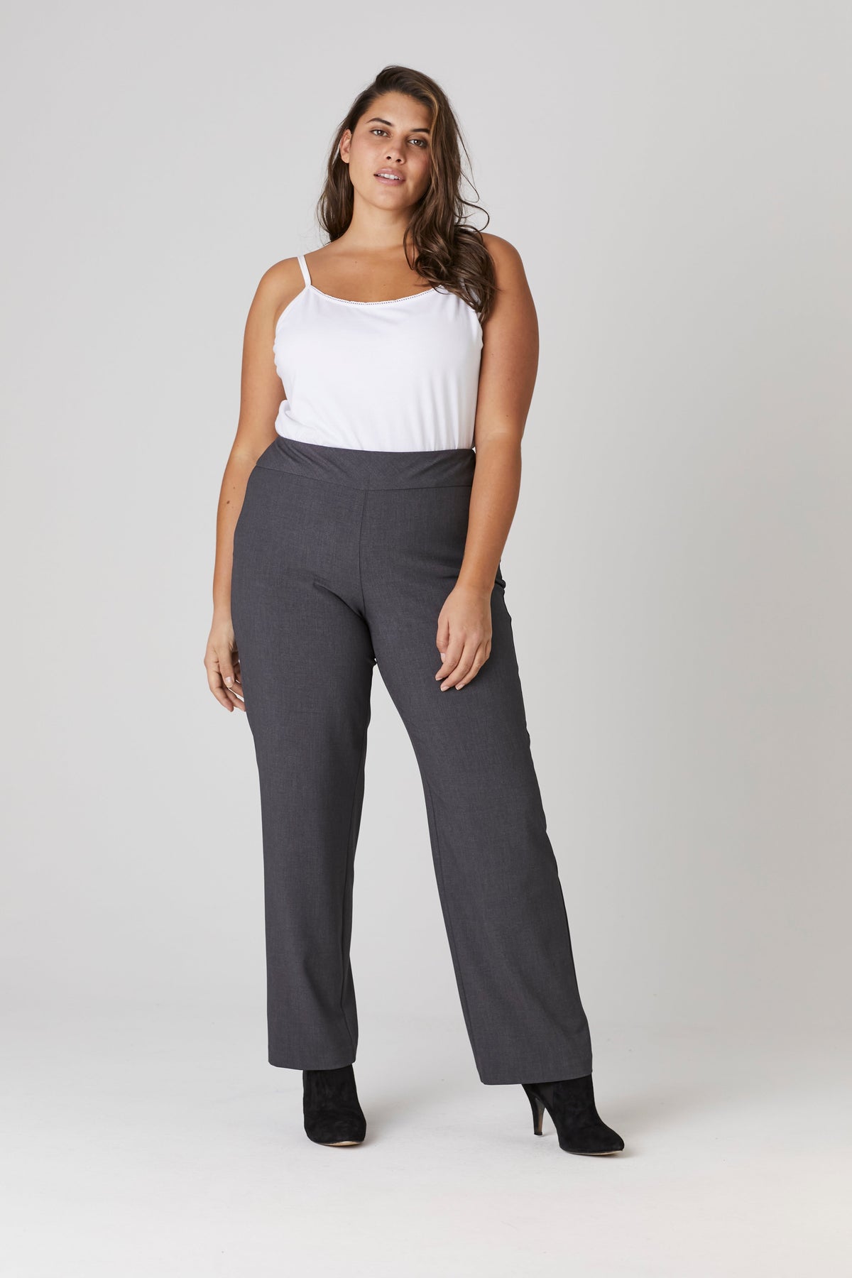 Dressbarn New | Roz & Ali™ Secret Agent Tummy Control Classic Pants - Plus - Short Length