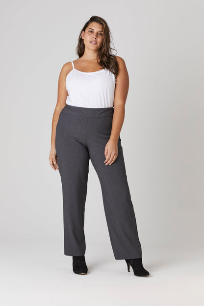 Dressbarn New | Roz & Ali™ Secret Agent Tummy Control Classic Pants - Plus - Short Length