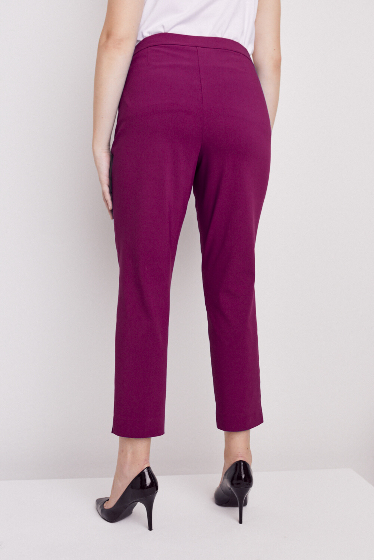 Dressbarn Featured | Roz & Ali™ Superstretch Magenta Pull On Ankle Pants