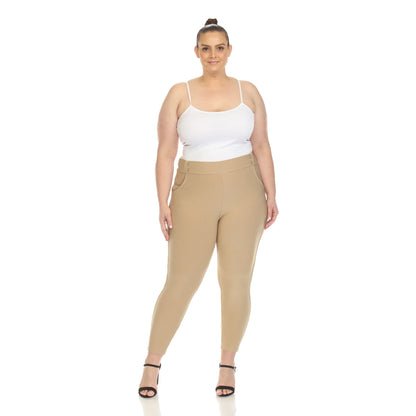 Dressbarn Popular | Super Soft Elastic Waistband Scuba Pants - Plus