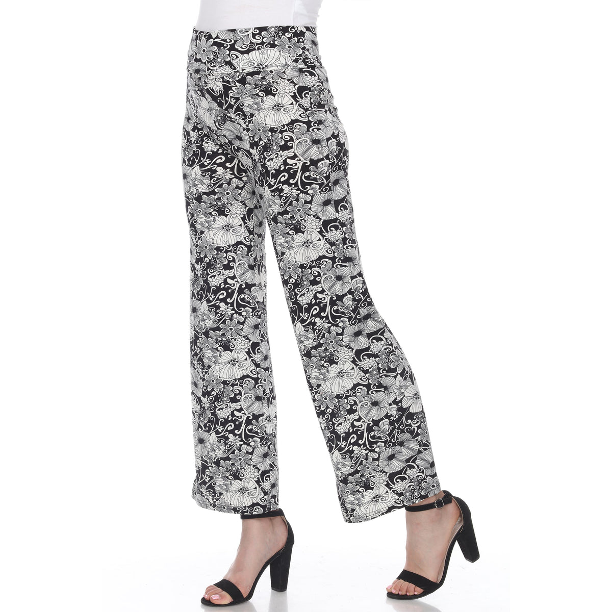 Dressbarn New | Floral Paisley Palazzo Pants