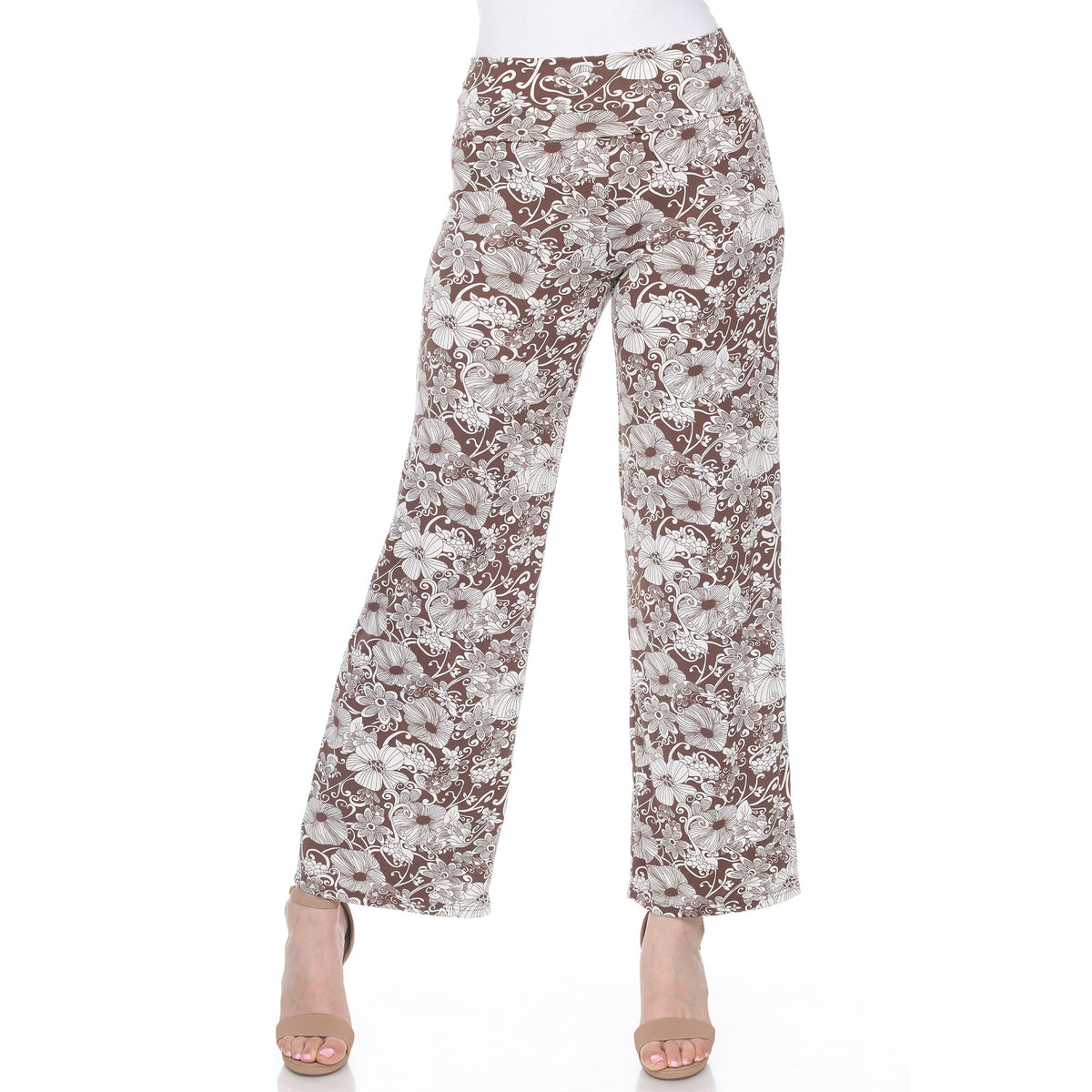 Dressbarn New | Floral Paisley Palazzo Pants