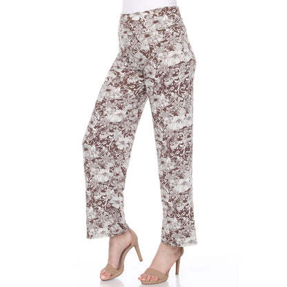 Dressbarn New | Floral Paisley Palazzo Pants