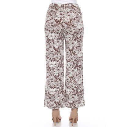 Dressbarn New | Floral Paisley Palazzo Pants