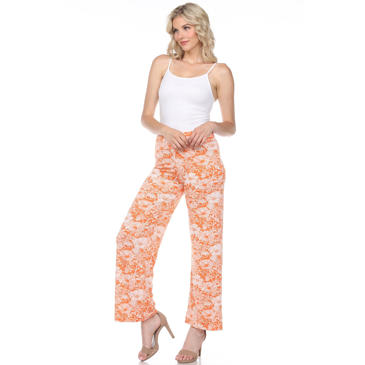Dressbarn New | Floral Paisley Palazzo Pants