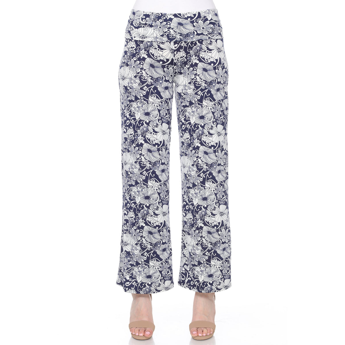 Dressbarn New | Floral Paisley Palazzo Pants