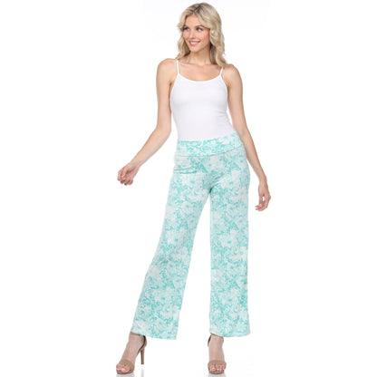 Dressbarn New | Floral Paisley Palazzo Pants