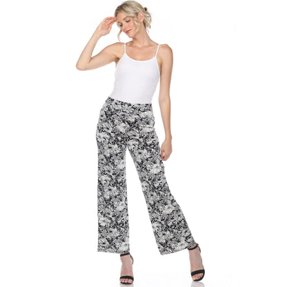 Dressbarn New | Floral Paisley Palazzo Pants