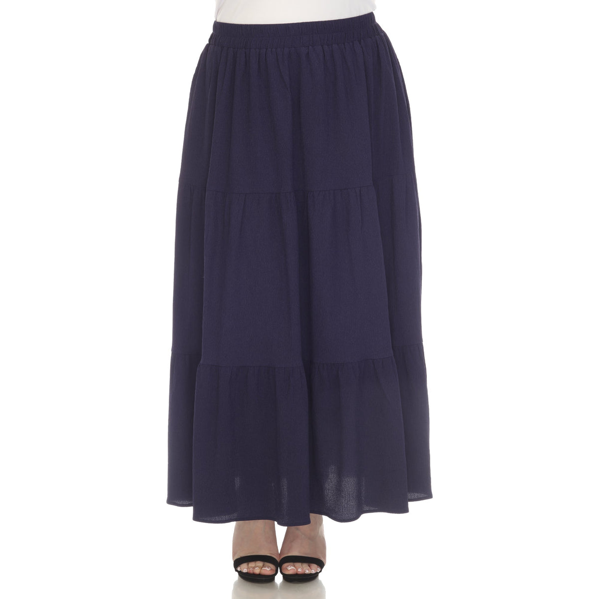 Dressbarn Trending | Pleated Tiered Maxi Skirt - Plus