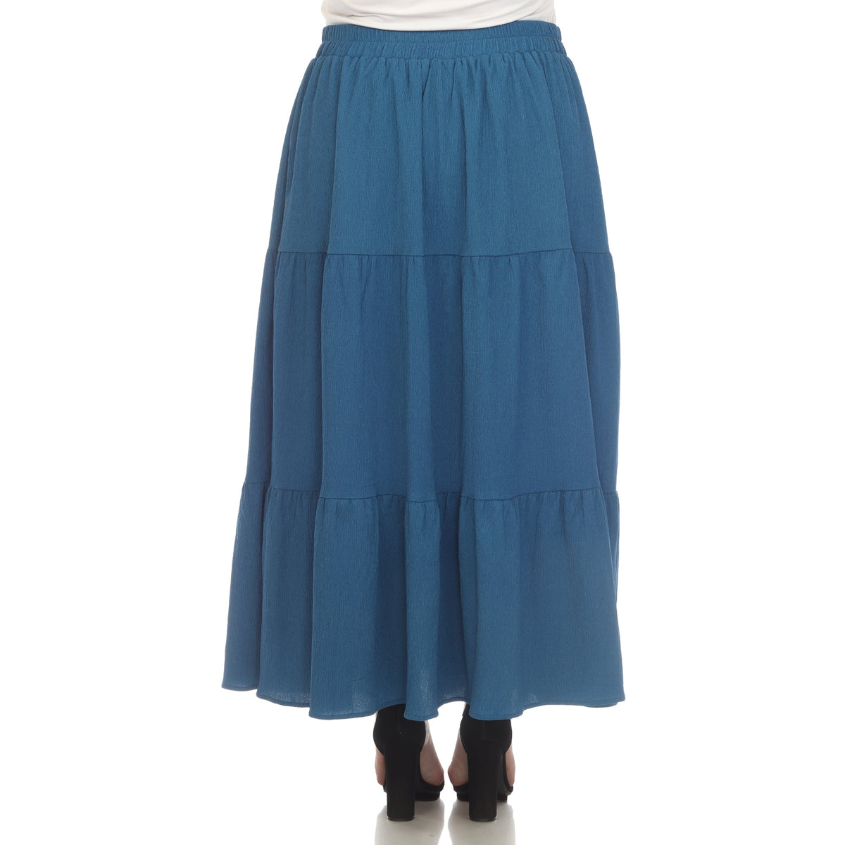 Dressbarn Trending | Pleated Tiered Maxi Skirt - Plus