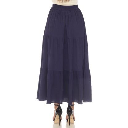 Dressbarn Best Seller | Pleated Tiered Maxi Skirt