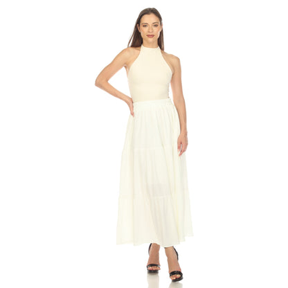 Dressbarn Best Seller | Pleated Tiered Maxi Skirt
