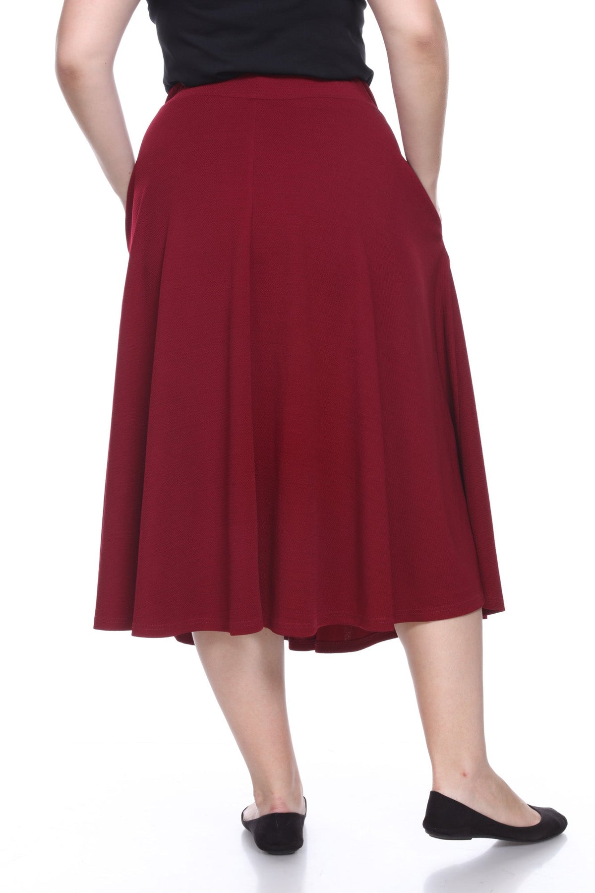 Dressbarn Featured | Tasmin Flare Midi Skirts - Plus