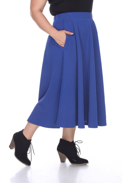 Dressbarn Featured | Tasmin Flare Midi Skirts - Plus