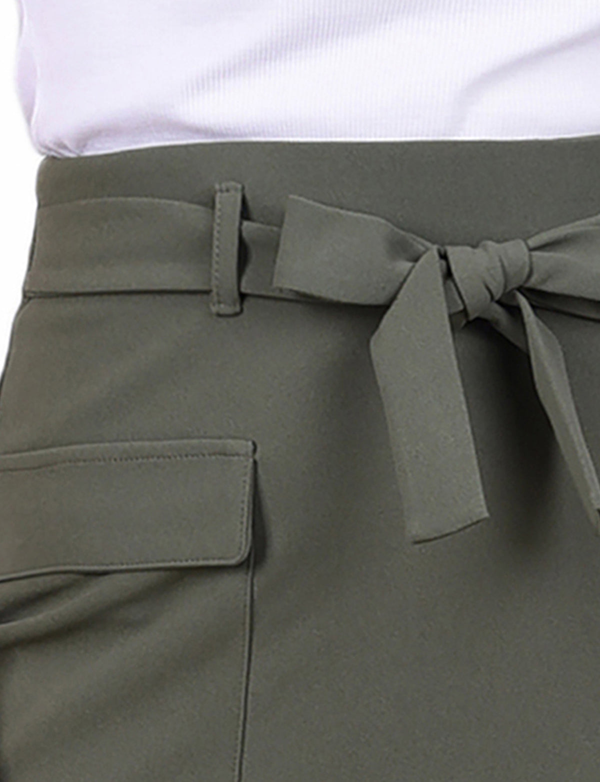 Dressbarn Premium | Beetle Slim Belted Scuba Crepe Skirt
