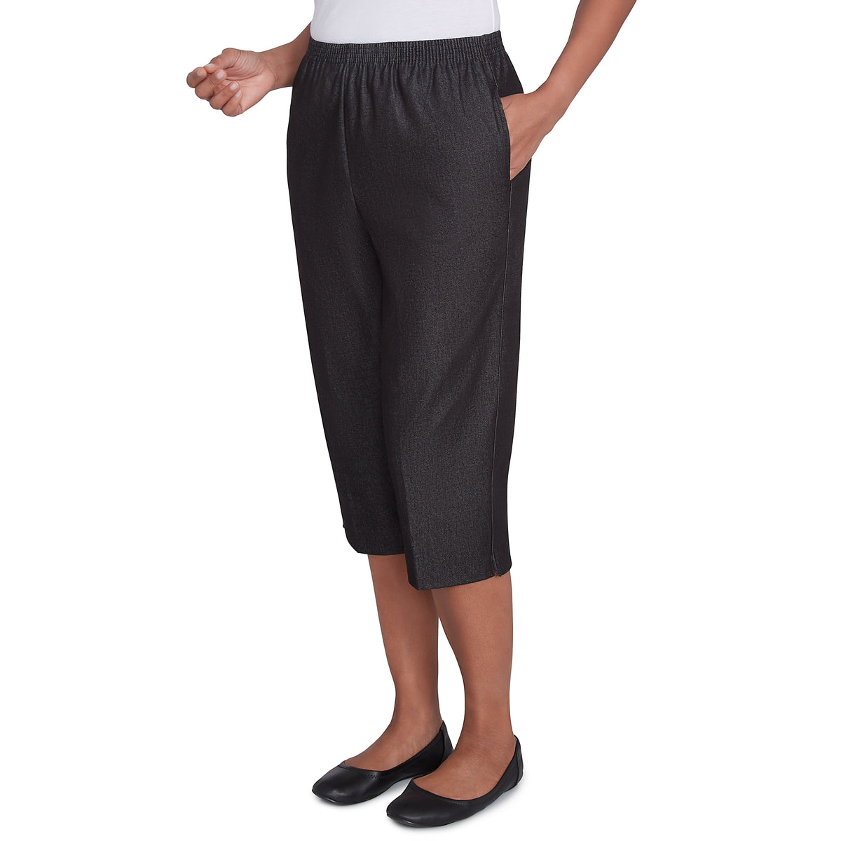 Dressbarn Recommended | Alfred Dunner Relaxed Fit Denim Capri