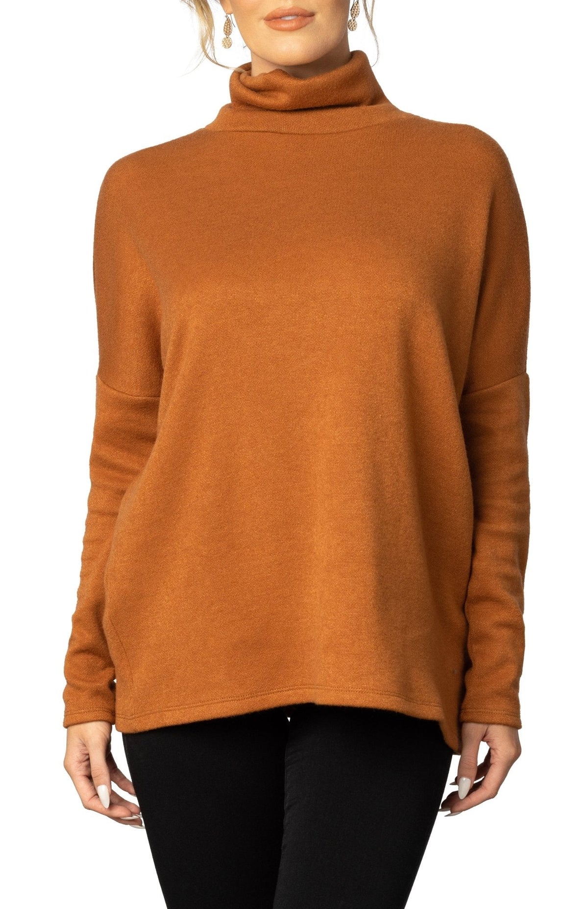 Dressbarn Trending | Paris Turtleneck Tunic Sweater