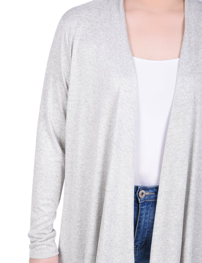 Dressbarn Recommended | Long Sleeve Swing Cardigan - Petite