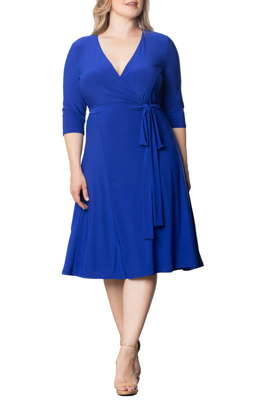 Dressbarn New | Essential Wrap Dress - Plus