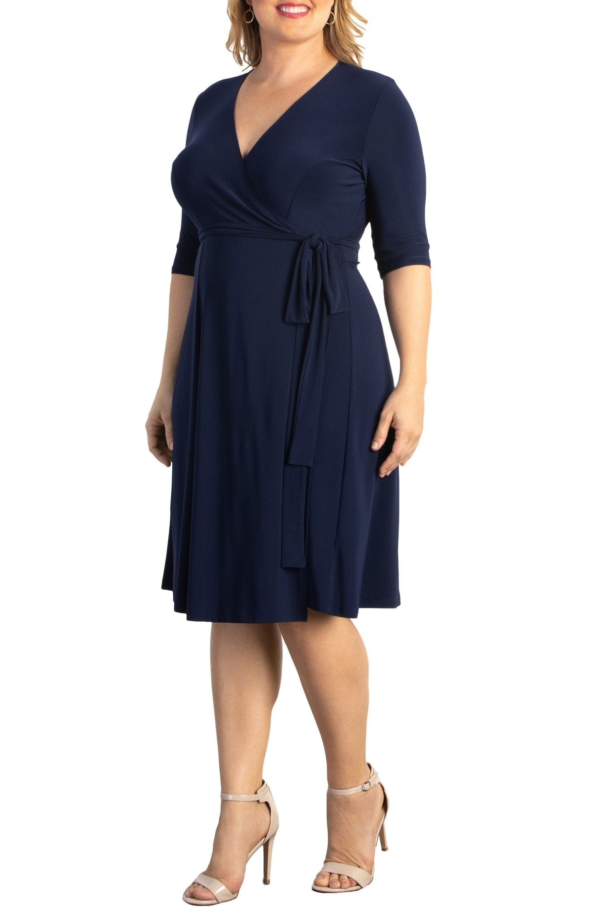 Dressbarn New | Essential Wrap Dress - Plus