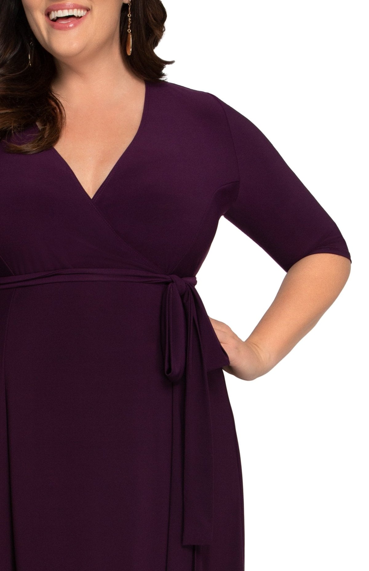 Dressbarn New | Essential Wrap Dress - Plus