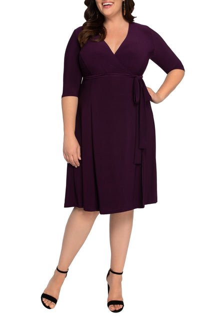 Dressbarn New | Essential Wrap Dress - Plus
