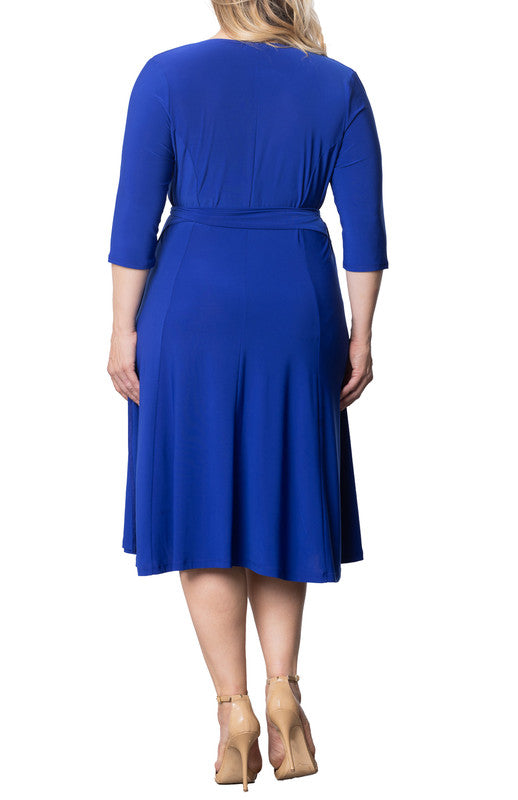 Dressbarn New | Essential Wrap Dress - Plus