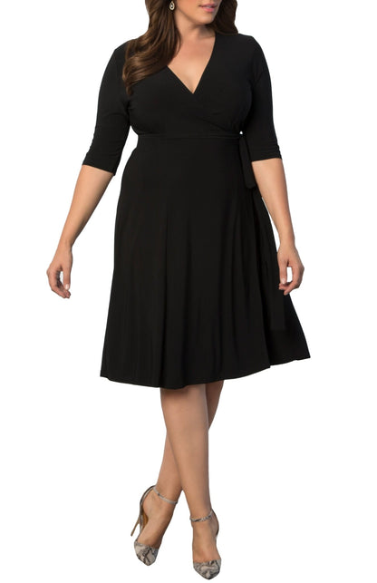 Dressbarn New | Essential Wrap Dress - Plus