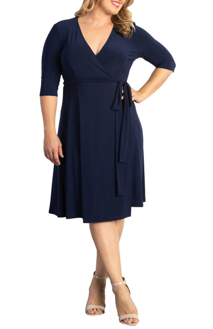 Dressbarn New | Essential Wrap Dress - Plus