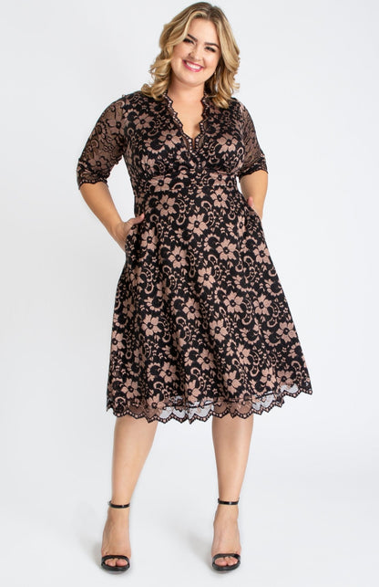 Dressbarn Featured | Mon Cherie Lace Dress - Plus