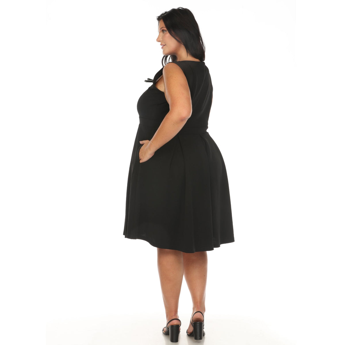 Dressbarn Best Seller | Solid Fit and Flare Dress - Plus