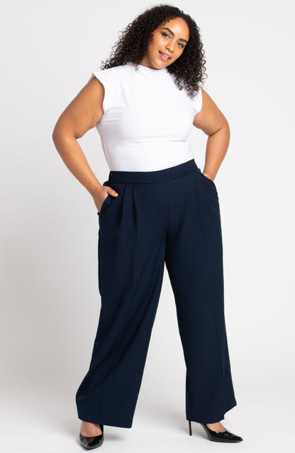 Dressbarn Featured | Roz & Ali™ Pleated Wide Leg Trouser Pants - Plus