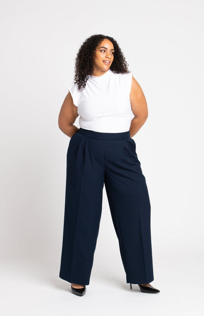 Dressbarn Featured | Roz & Ali™ Pleated Wide Leg Trouser Pants - Plus