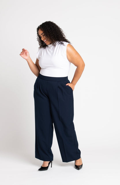 Dressbarn Featured | Roz & Ali™ Pleated Wide Leg Trouser Pants - Plus