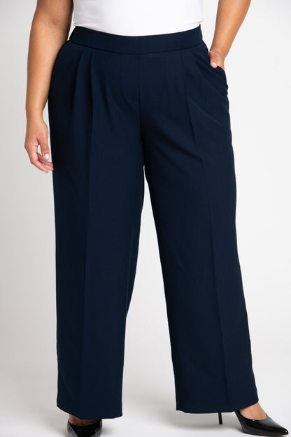 Dressbarn Featured | Roz & Ali™ Pleated Wide Leg Trouser Pants - Plus