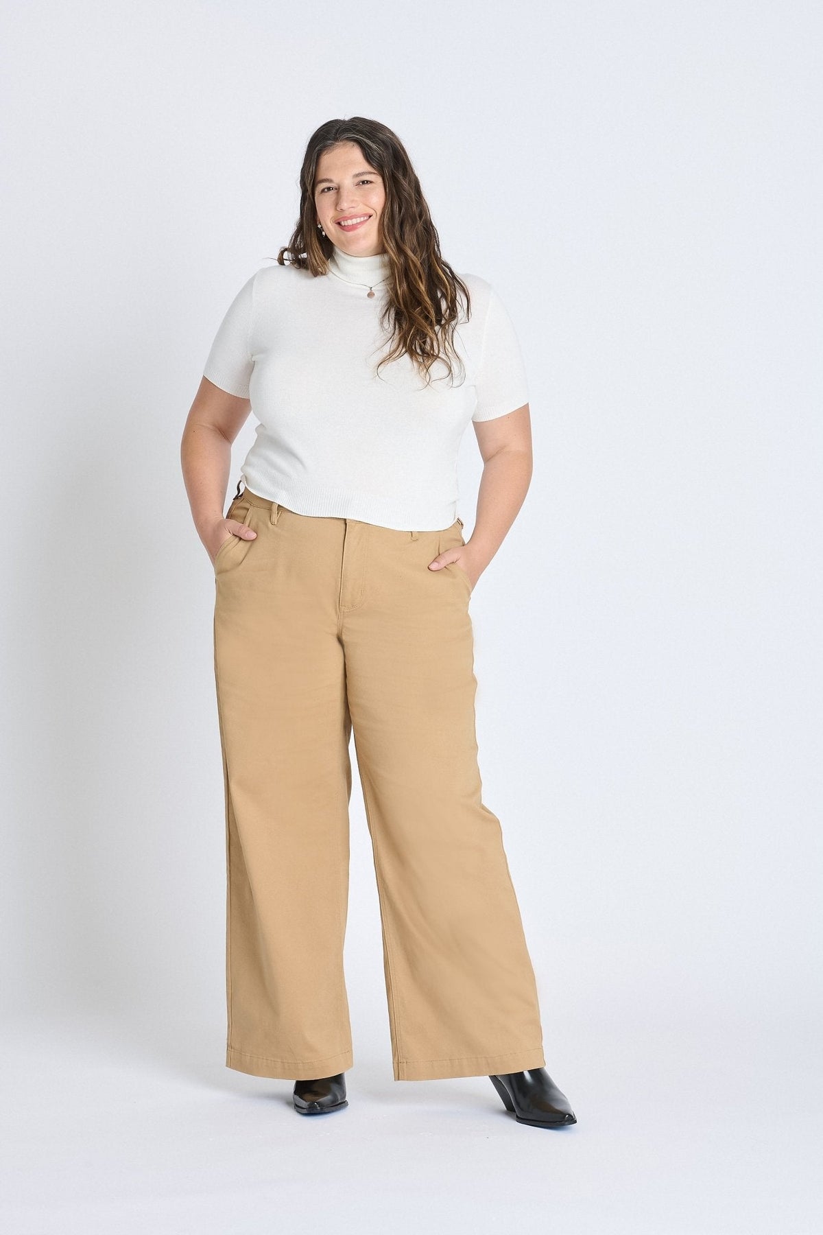 Dressbarn Trending | Westport Eva Chino Trouser - Plus