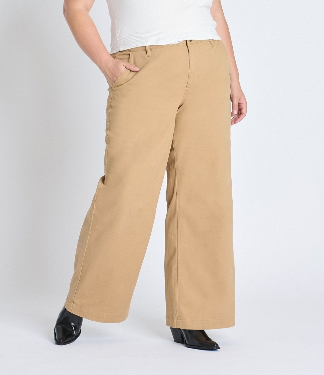 Dressbarn Trending | Westport Eva Chino Trouser - Plus