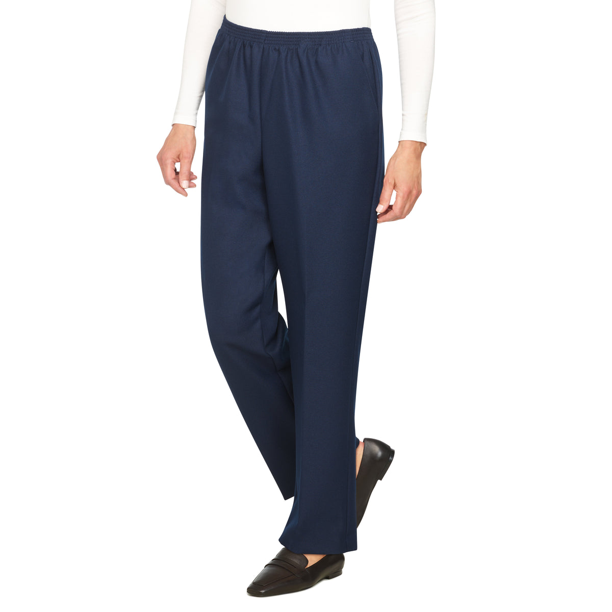 Dressbarn New | Alfred Dunner Classic Proportioned Pant Short Length, Petite