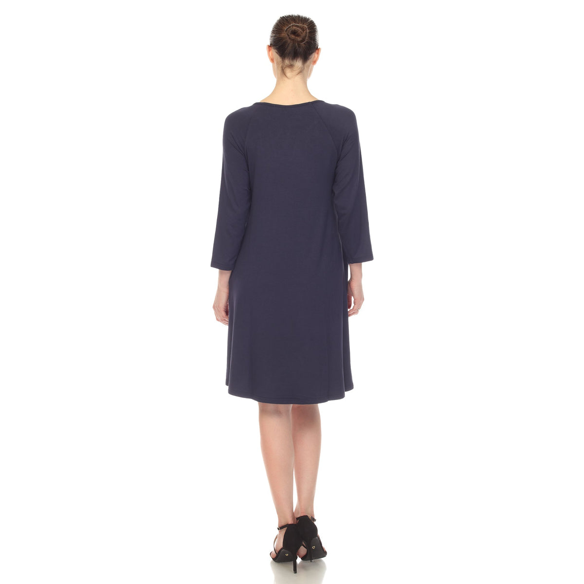 Dressbarn Best Seller | Criss Cross Neckline Swing Midi Dress