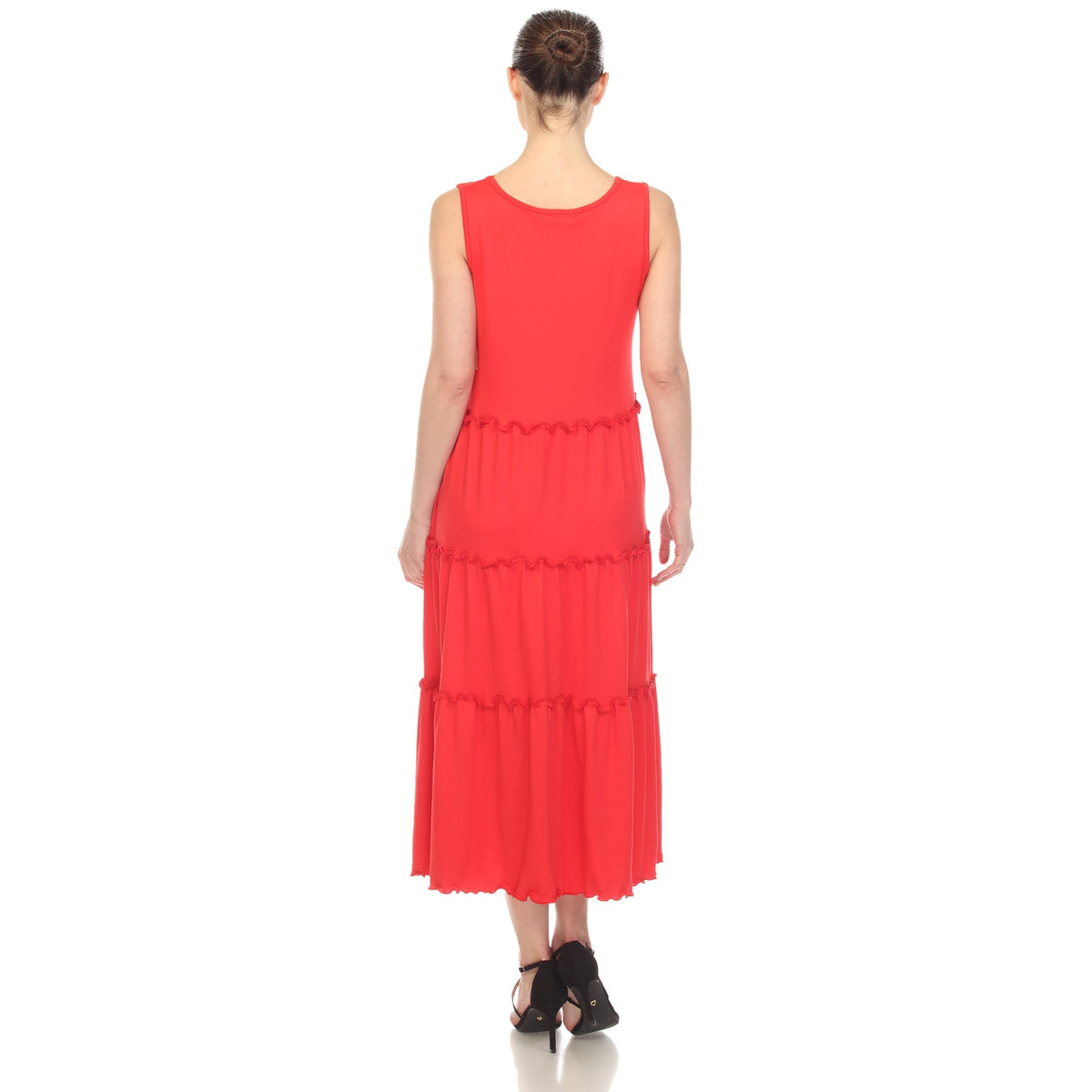 Dressbarn Recommended | Scoop Neck Tiered Midi Dress