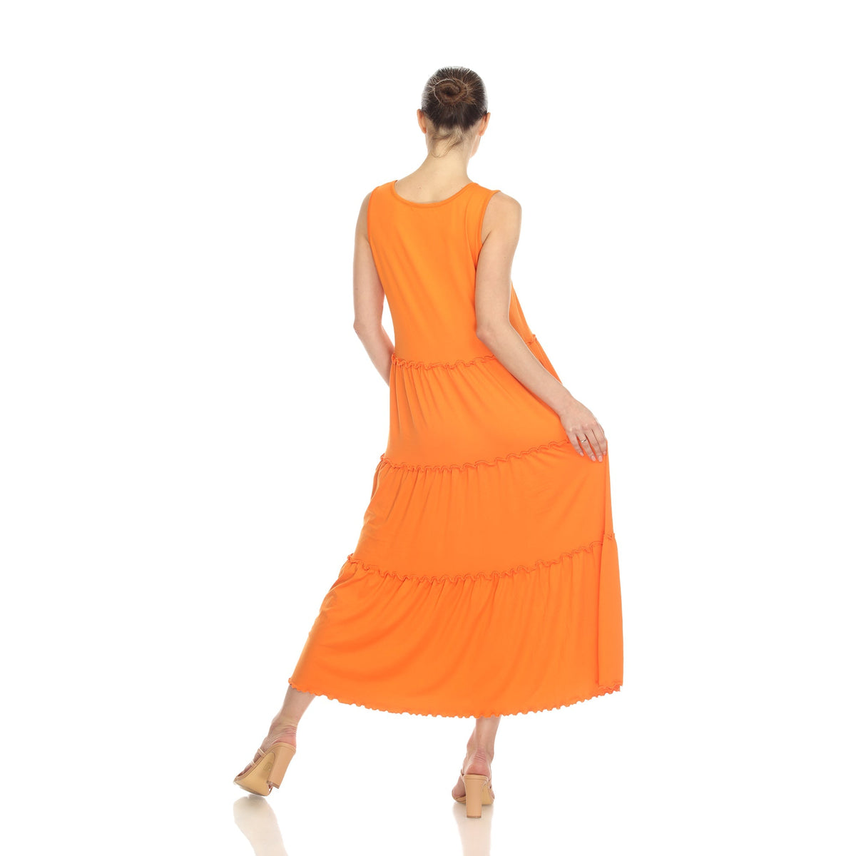 Dressbarn Recommended | Scoop Neck Tiered Midi Dress