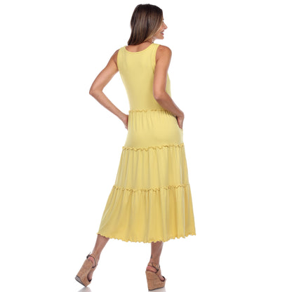 Dressbarn Recommended | Scoop Neck Tiered Midi Dress