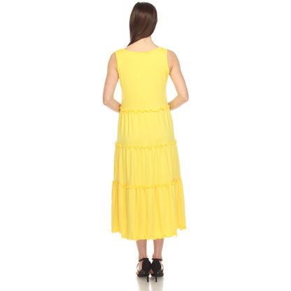 Dressbarn Recommended | Scoop Neck Tiered Midi Dress