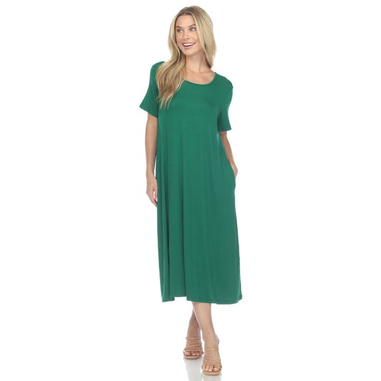 Dressbarn Premium | Short Sleeve Midi Dress