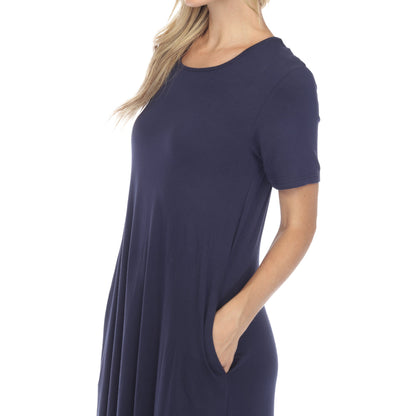 Dressbarn Premium | Short Sleeve Midi Dress